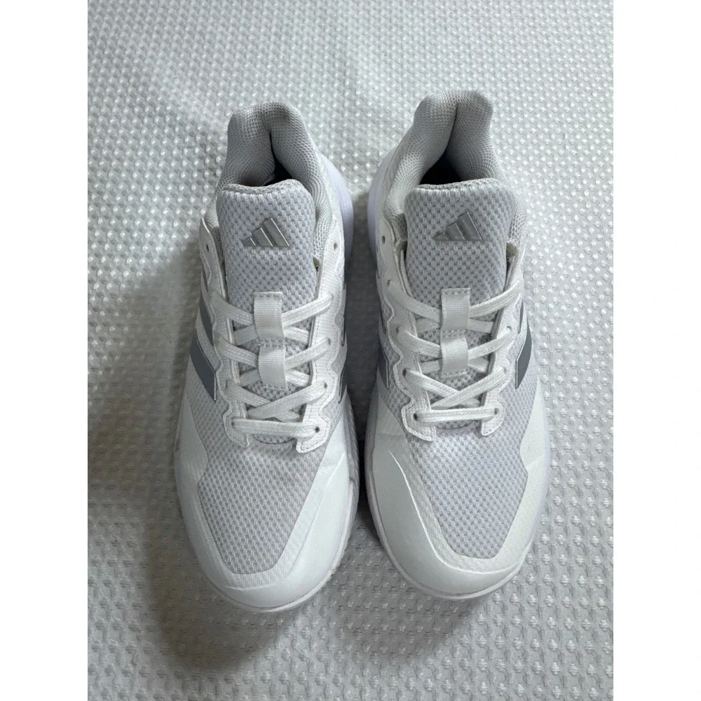 Adidas Tennis Shoes Womens 7 Gamecourt 2 White Silver EUC HQ8476